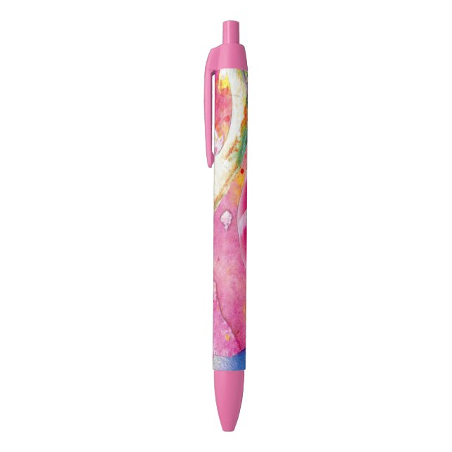 Glass and Watercolor Circles pen (Top (Vertical))