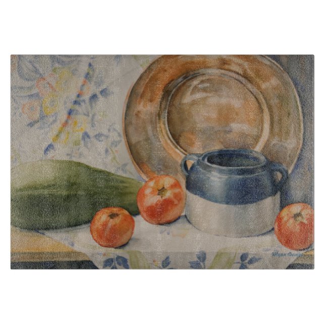 glass art cutting board (Front)