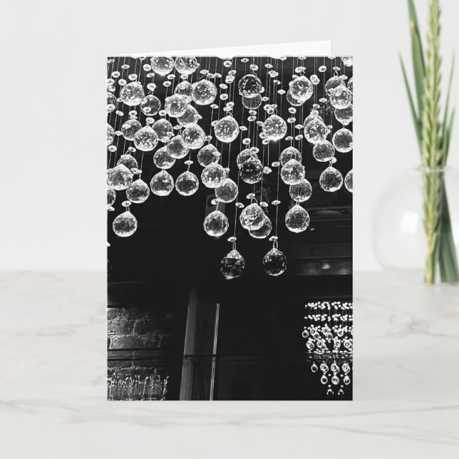 Glass Ball Ornaments Photograph  Card (Front)