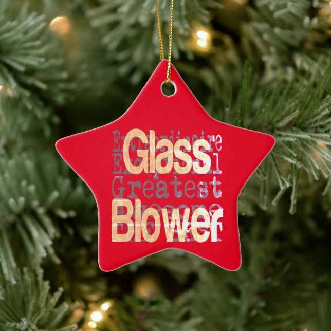 Glass Blower Extraordinaire Ceramic Tree Decoration (Tree)