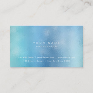 Glass Blue Sky Ocean Water Grass Ombre Stylist Vip Business Card
