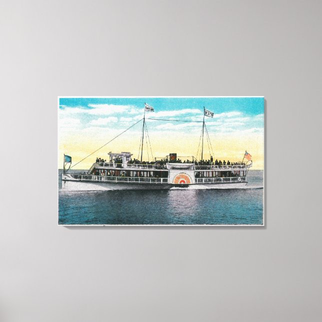 Glass Bottom Boat, Emperor, Avalon Canvas Print (Front)