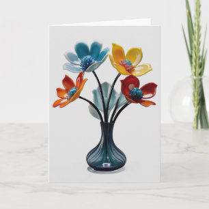 Glass Bouquet  Card