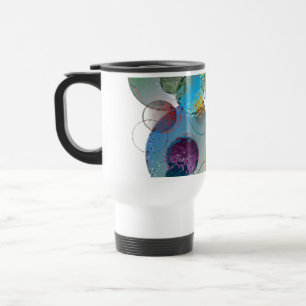 Glass Bubbles of Fun Travel Mug