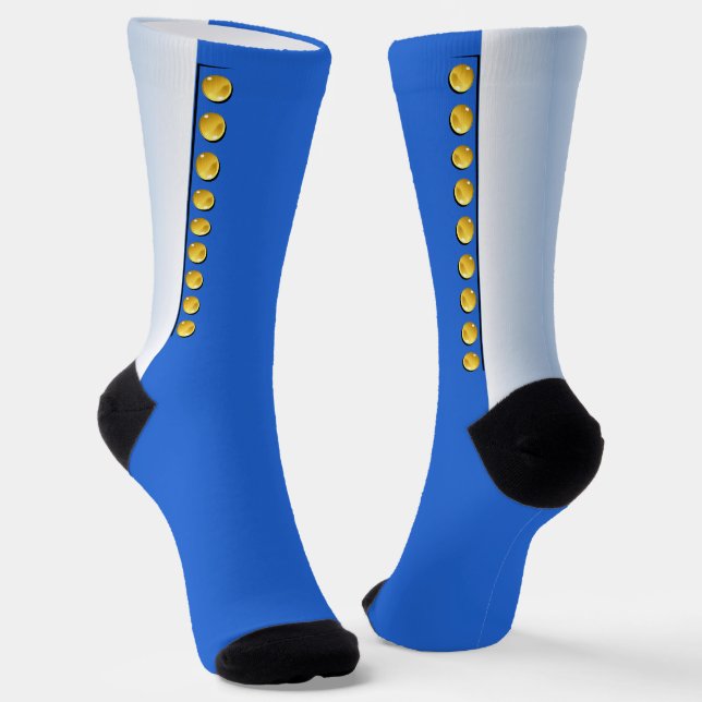 Glass Buttons Socks (Angled)