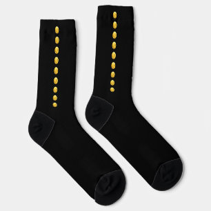 Glass Buttons Socks