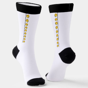 Glass Buttons Socks