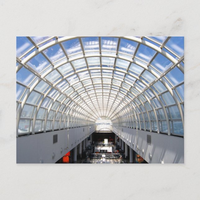 Glass Ceiling Fine Art Photography Postcard (Front)