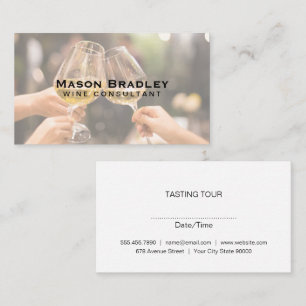 Glass Cheers Winery Business Card