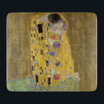 GLASS CHOPPING BOARD : GUSTAV KLIMT : THE KISS<br><div class="desc">GLASS CHOPPING BOARD : FINE ART : GUSTAV KLIMT : THE KISS</div>