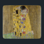 GLASS CHOPPING BOARD : GUSTAV KLIMT : THE KISS<br><div class="desc">GLASS CHOPPING BOARD : FINE ART : GUSTAV KLIMT : THE KISS</div>