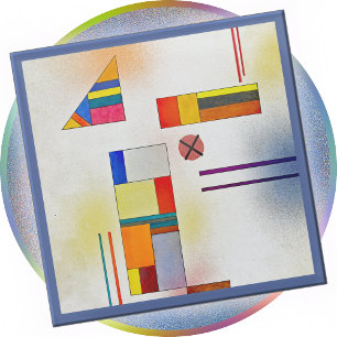 Glass COASTER - An Abstract by Wassily Kandinsky