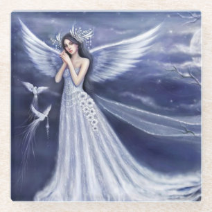 Glass Coaster/Angel Glass Coaster