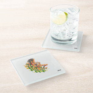 Glass Coaster : Best Friends 