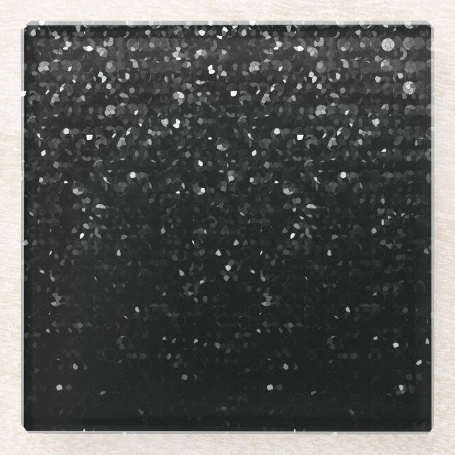 Glass Coaster Crystal Bling Strass (Front)