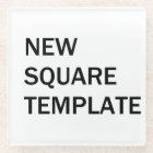 Glass Coaster Template