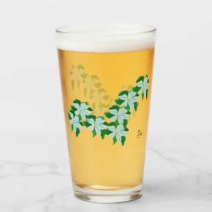 Glass Cup : Fower Of Greece