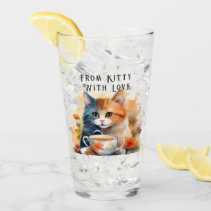 Glass Cup - Kitty Gift