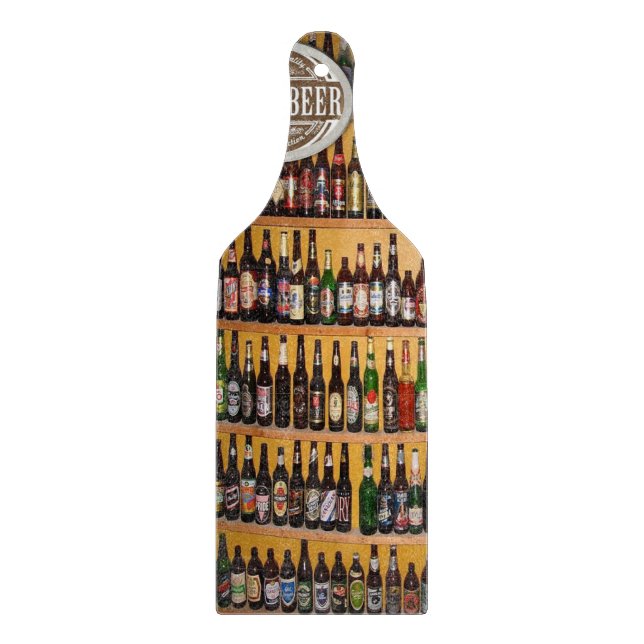 Glass Cutting Board Beer (Front)