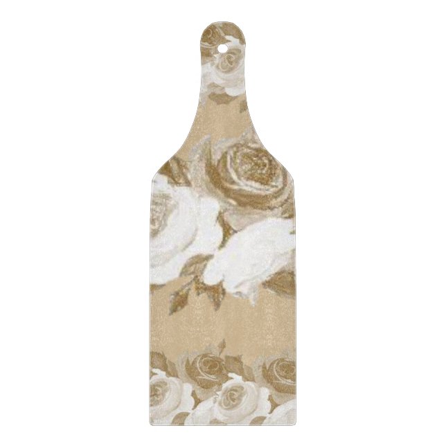Glass Cutting Board Floral (Front)