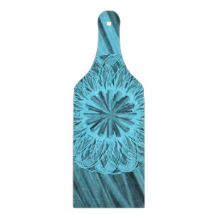 Glass Cutting Board Floral