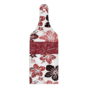 Glass Cutting Board Floral