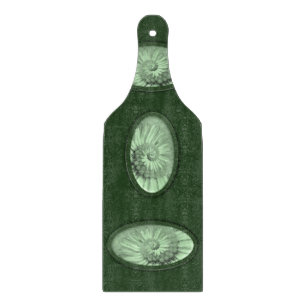 Glass Cutting Board Floral