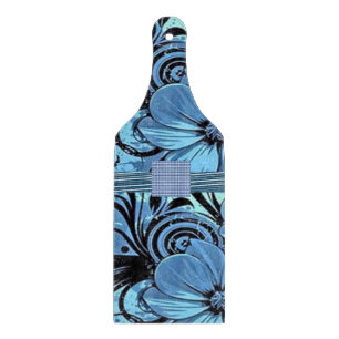 Glass Cutting Board Floral