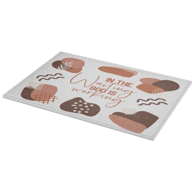 Glass Cutting Board Gift For Christians (Corner)