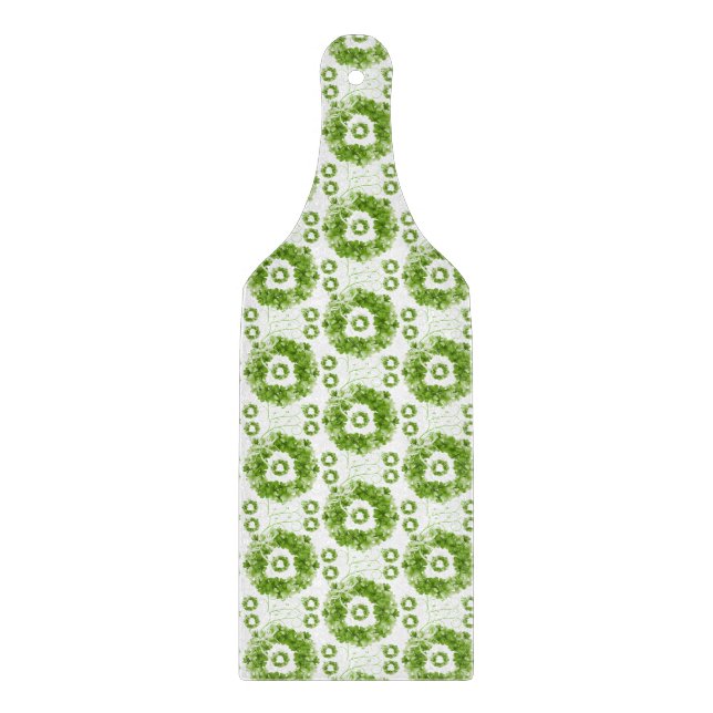 Glass Cutting Board Happy St. Patrick's Day (Front)