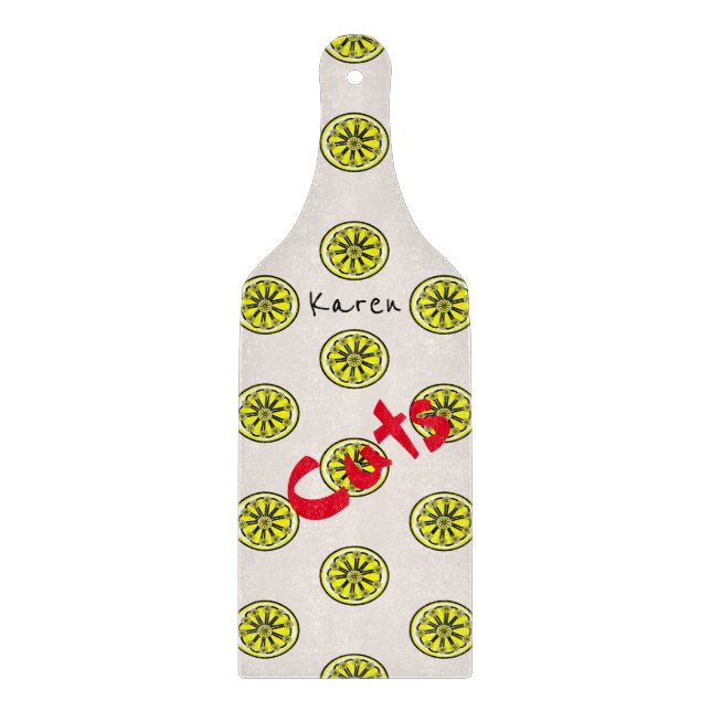 Glass Cutting Board Lemon (Front)