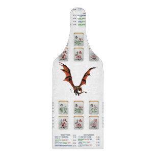 Glass Cutting Board Mahjong