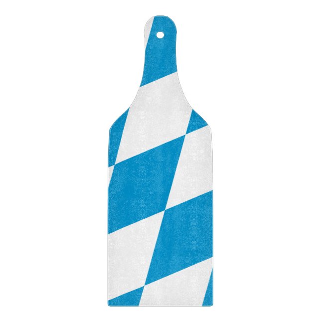 Glass cutting board paddle flag of Bavaria (Front)
