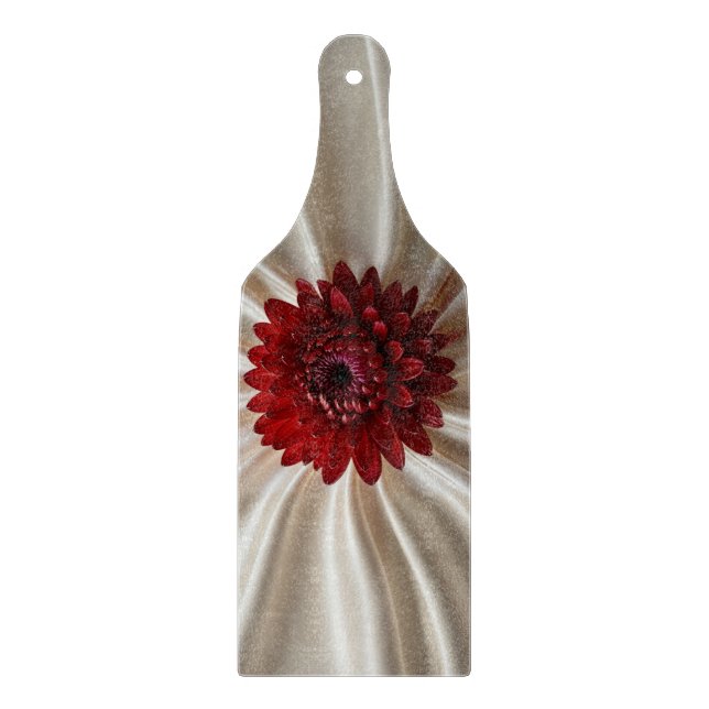 Glass cutting board paddle Japanase Colours (Front)