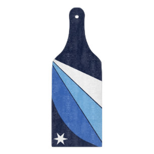Glass cutting board paddle with flag Columbia, SC