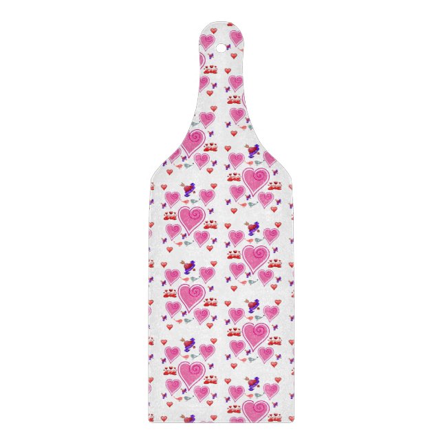 Glass Cutting Board Valentine's Day (Front)