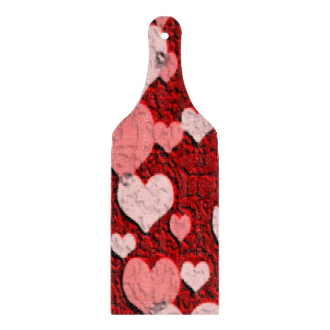 Glass Cutting Board Valentine's Day (Front)