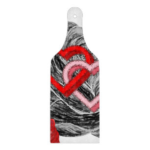 Glass Cutting Board Valentine's Day