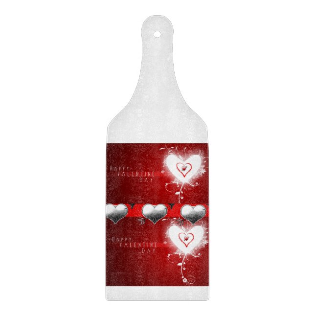 Glass Cutting Board Valentine's Day (Front)