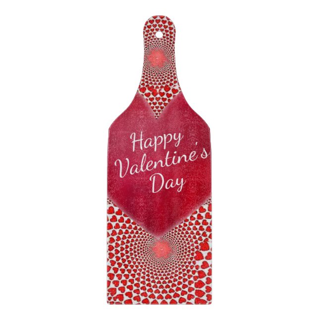 Glass Cutting Board Valentine's Day (Front)