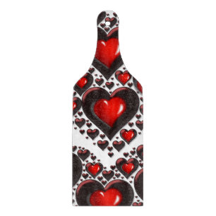Glass Cutting Board Valentine's Day
