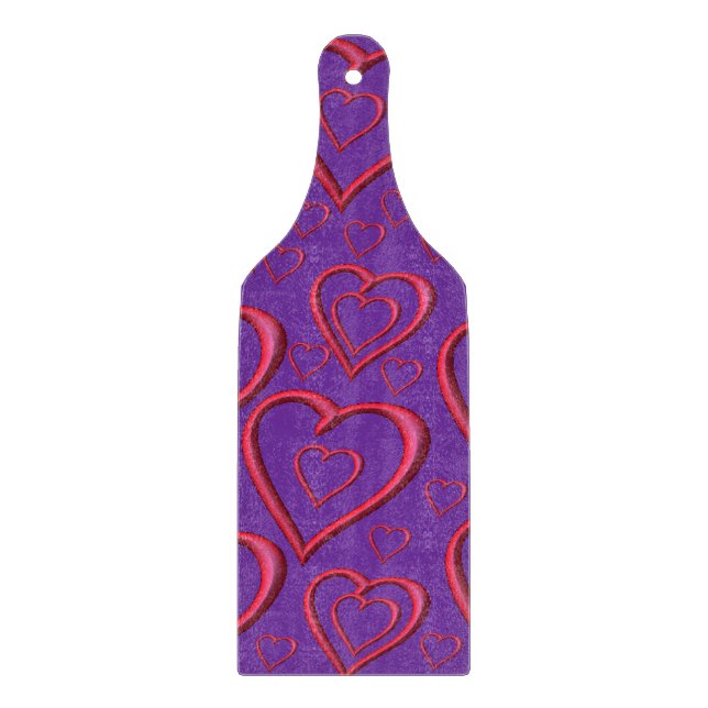 Glass Cutting Board Valentine's Day (Front)