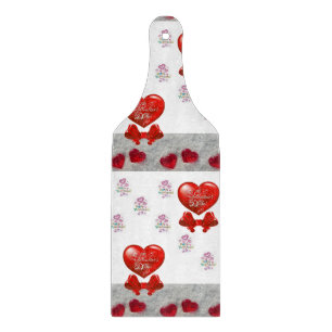 Glass Cutting Board Valentine's Day