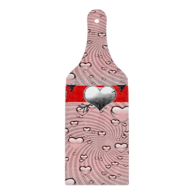 Glass Cutting Board Valentine's Day (Front)
