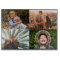 Glass Cutting Board Your 4 Photos Edge Print