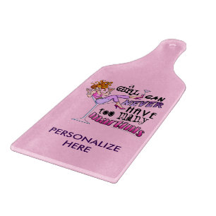 GLASS CUTTING BOARDS - TOO MANY MARTINIS