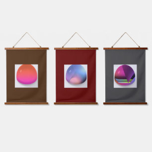 Glass Domes Series of 3 Hanging Tapestry