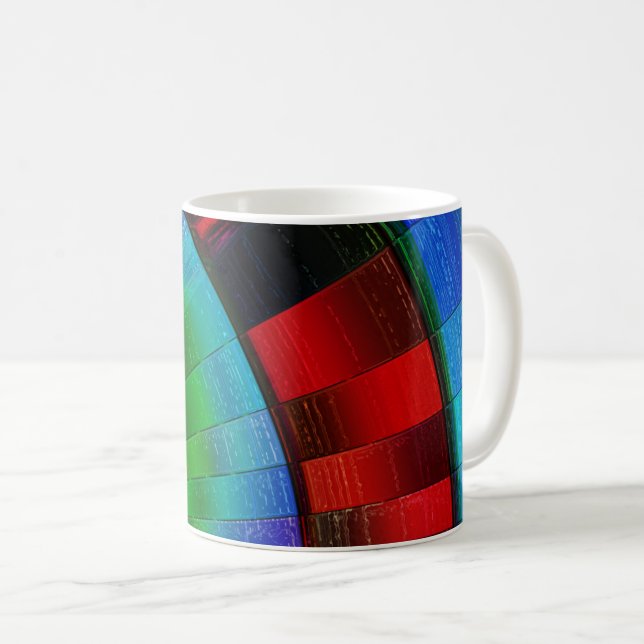 Glass Fan Coffee Mug (Front Right)