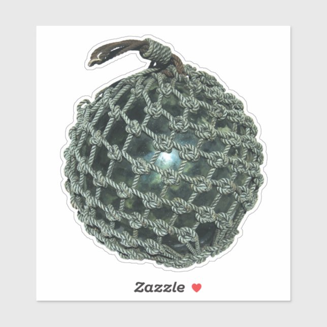 Glass Fishing Net Float Sticker (Sheet)