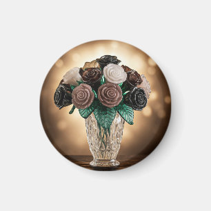 Glass Flowers  Magnet